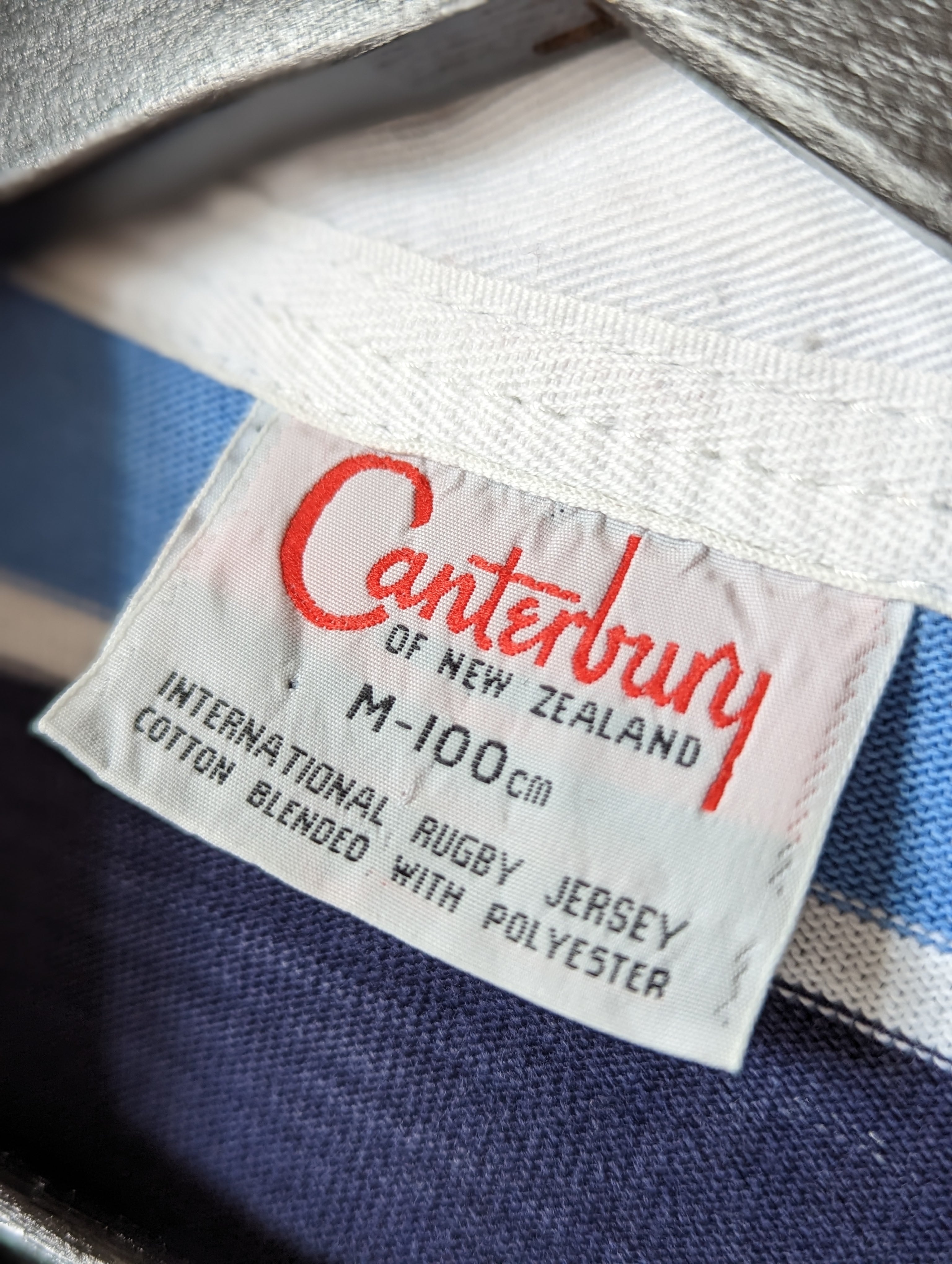 70's Canterbury RugbyShirt Blue Rare | 古着屋【LRock】
