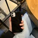 <激安>質感 iPhone12Pro/12Mini/11Pro/11/XS/8ソフトケース 黒