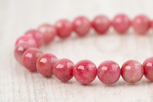 ◆一点物◆<お手頃> ロードナイトシリカ ブレスレット 7.5mm