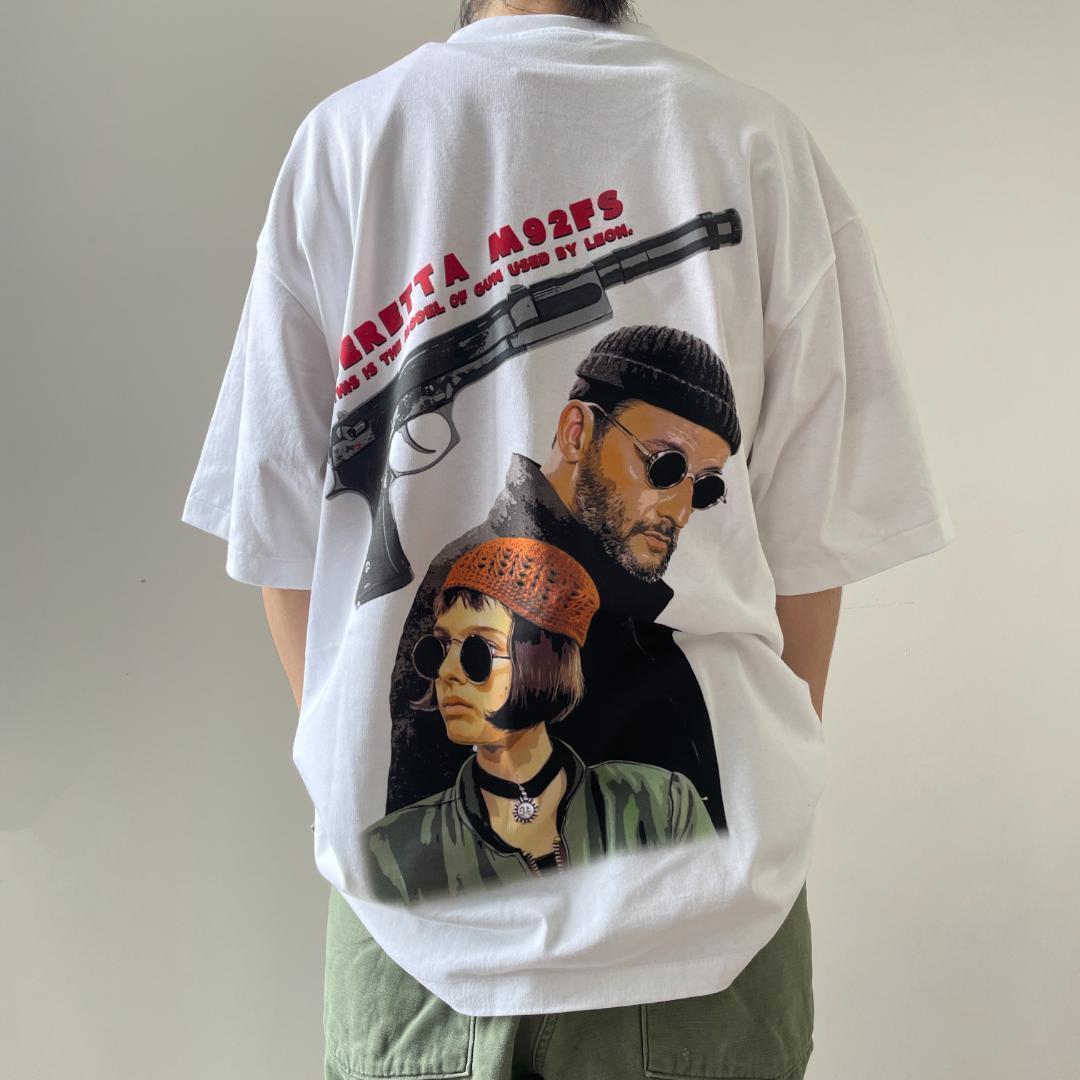 【美品】レオン マチルダ Tシャツ 映画 ムービー シカリオ vintage 美品希少】映画レオン マチルダTシャツ 欧州直輸入 ムービーTEE