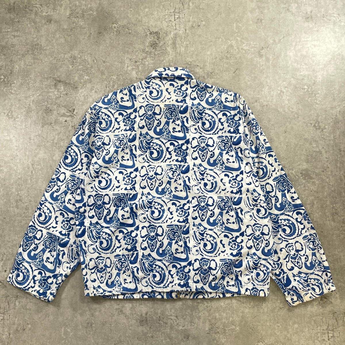 80年代～ Ralph Lauren ラルフローレン 総柄 スイングトップ メンズM