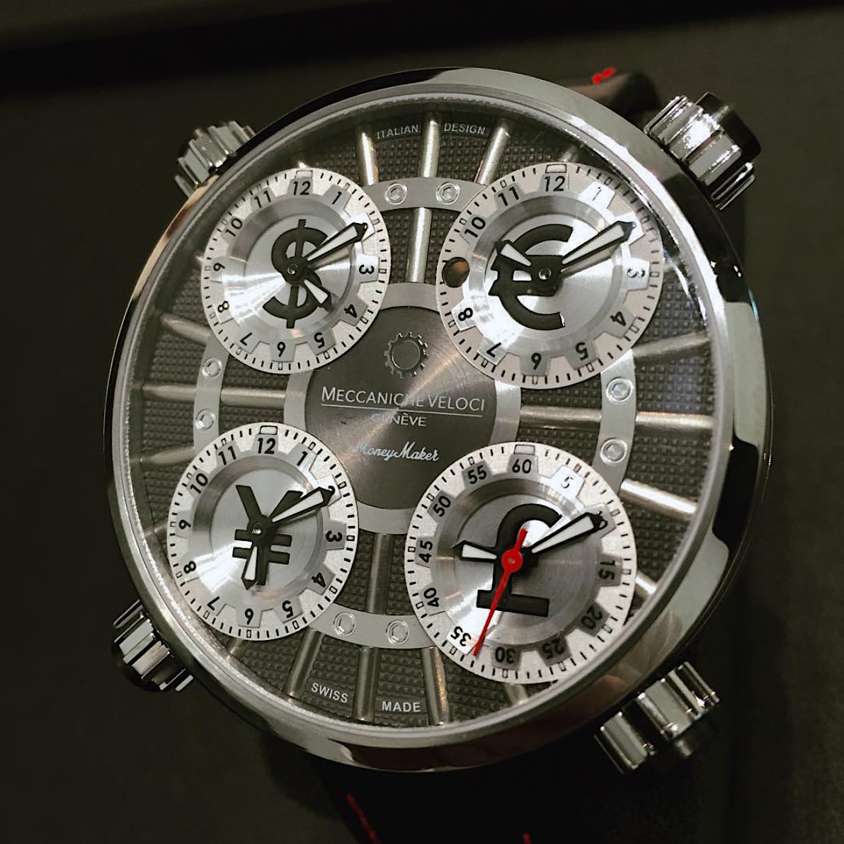 【MECCANICHE VELOCI メカニケ・ヴェローチ】MoneyMaker black マネーメーカー（ブラック） 世界限定250本／国内正規品 腕時計
