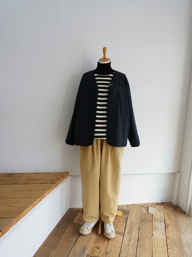 RINEN　ナイロンタフタ ポータブルカーディガン