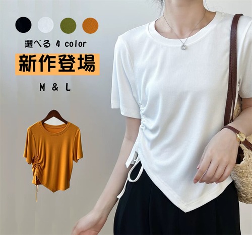 送料無料 tシャツ レディース 半袖tシャツ ロンT カットソー プルオーバー ロングtシャツ ロンティー スエット ルームウエア ゆったり 春夏 ホワイト ブラック ブルー 無地 M L ホワイト ブラック グリーン オレンジ