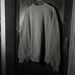 90s USA製 Hanes Cleveland Metroparks Zoo ウルフプリント スウェット ブラックフェード