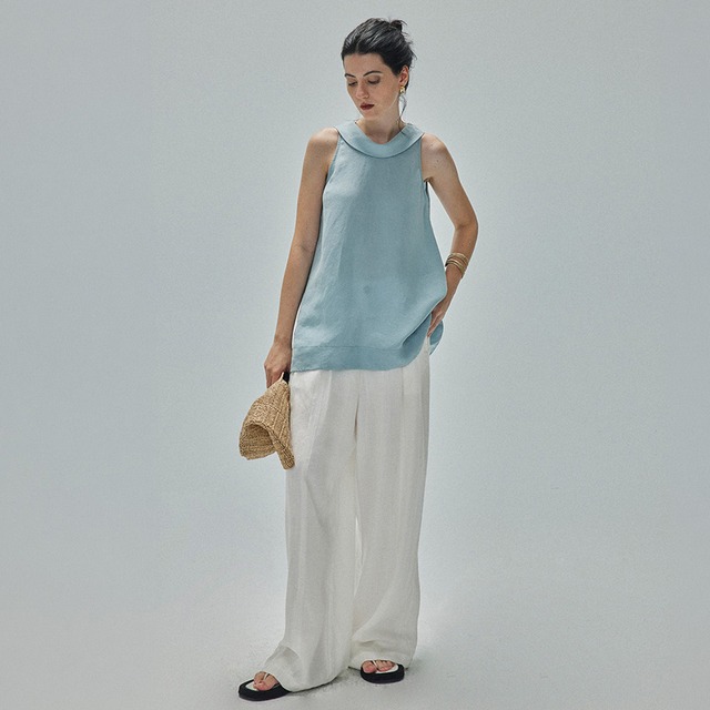 Folded a-line top A00236