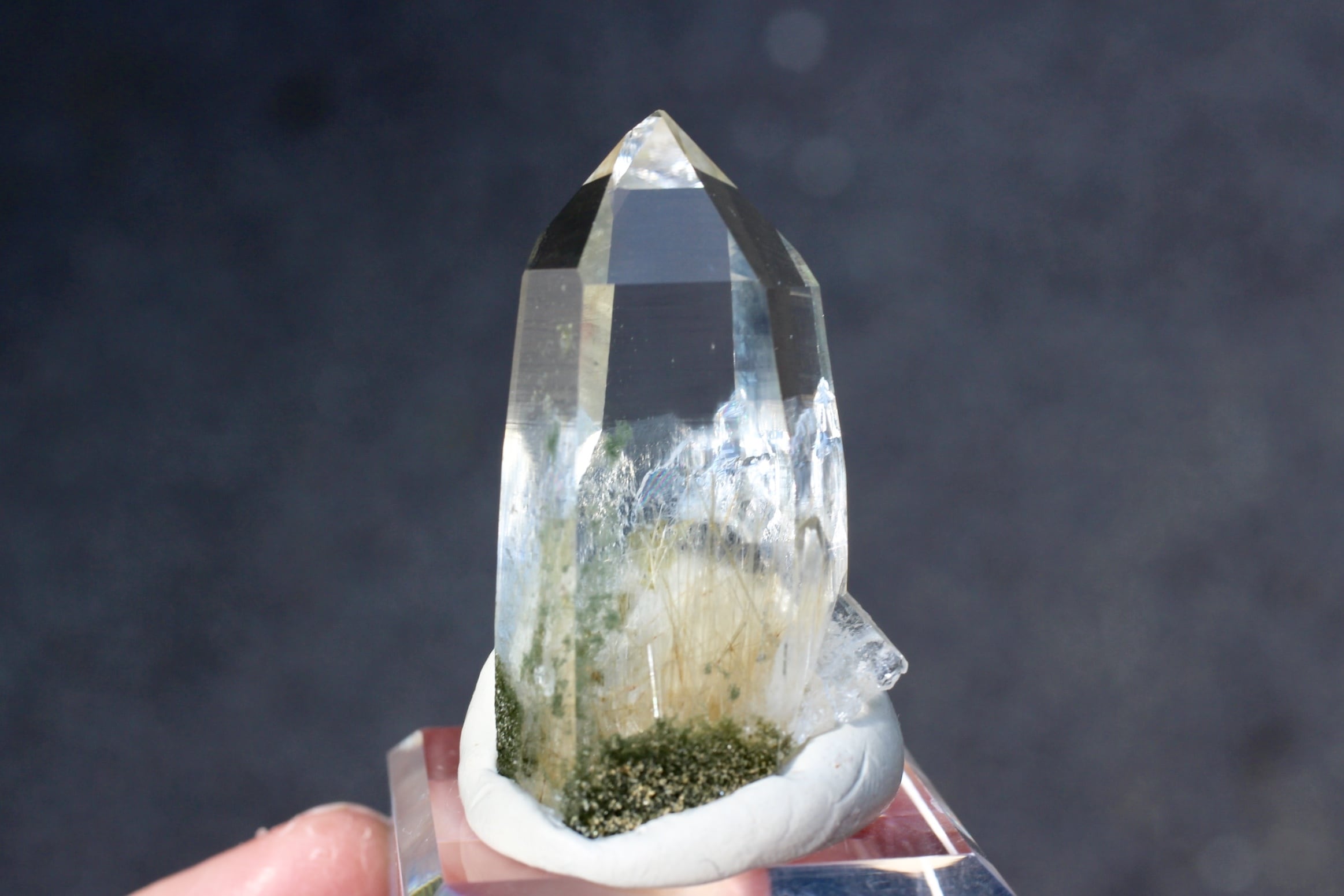 ガネーシュヒマール産 ヒマラヤ水晶 角閃石入り | 石垣島の夜光 ガネーシュヒマール産 ヒマラヤ水晶 角閃石入り | 石垣島の夜光