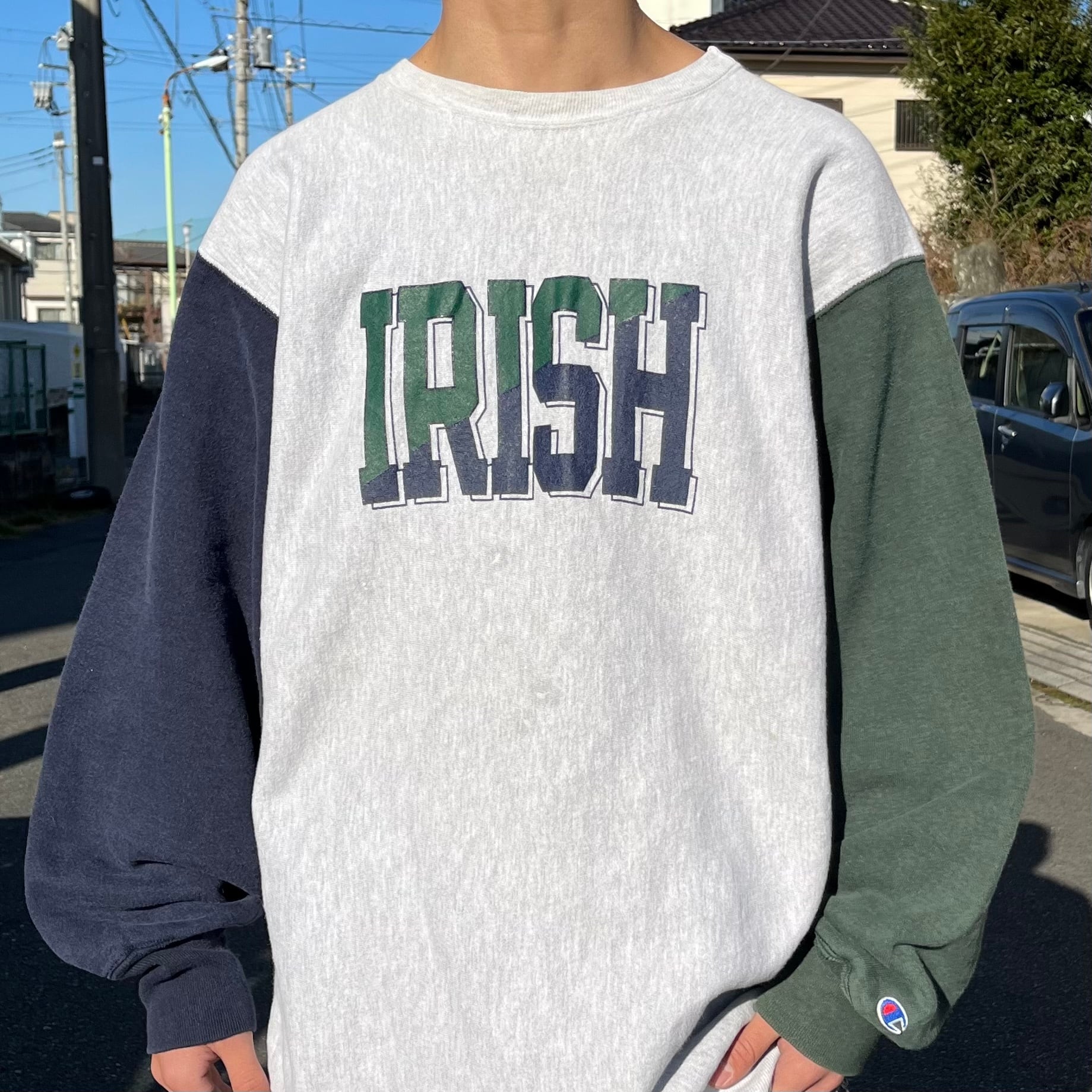 90s Champion チャンピオン リバースウィーブ USA製 IRISH