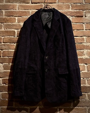【Caka act3】“Allen Edmonds” Vintage Loose Nubuck Leather Tailored Jacket