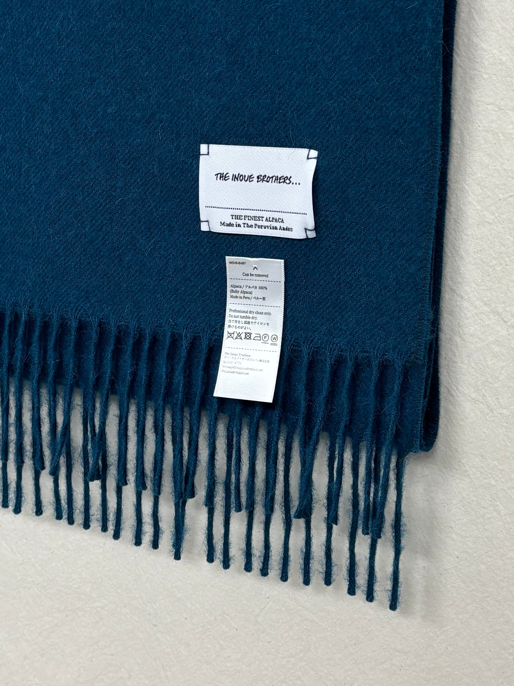 The Inoue Brothers / Brushed Scarf (TEAL) | THE MODERN AGE