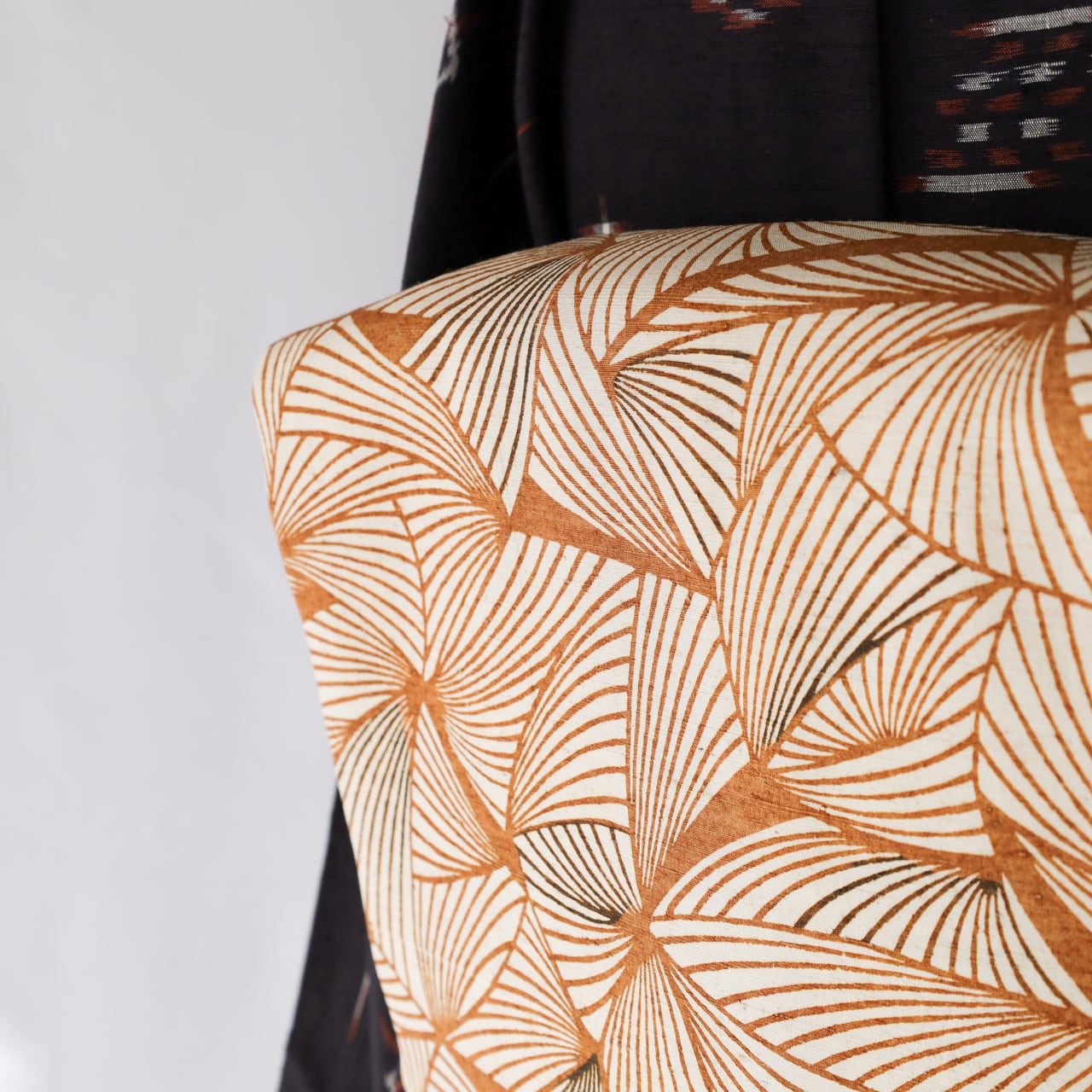 紬地の名古屋帯・江戸紅型／開き仕立て | SELECT KIMONO 華ふじ