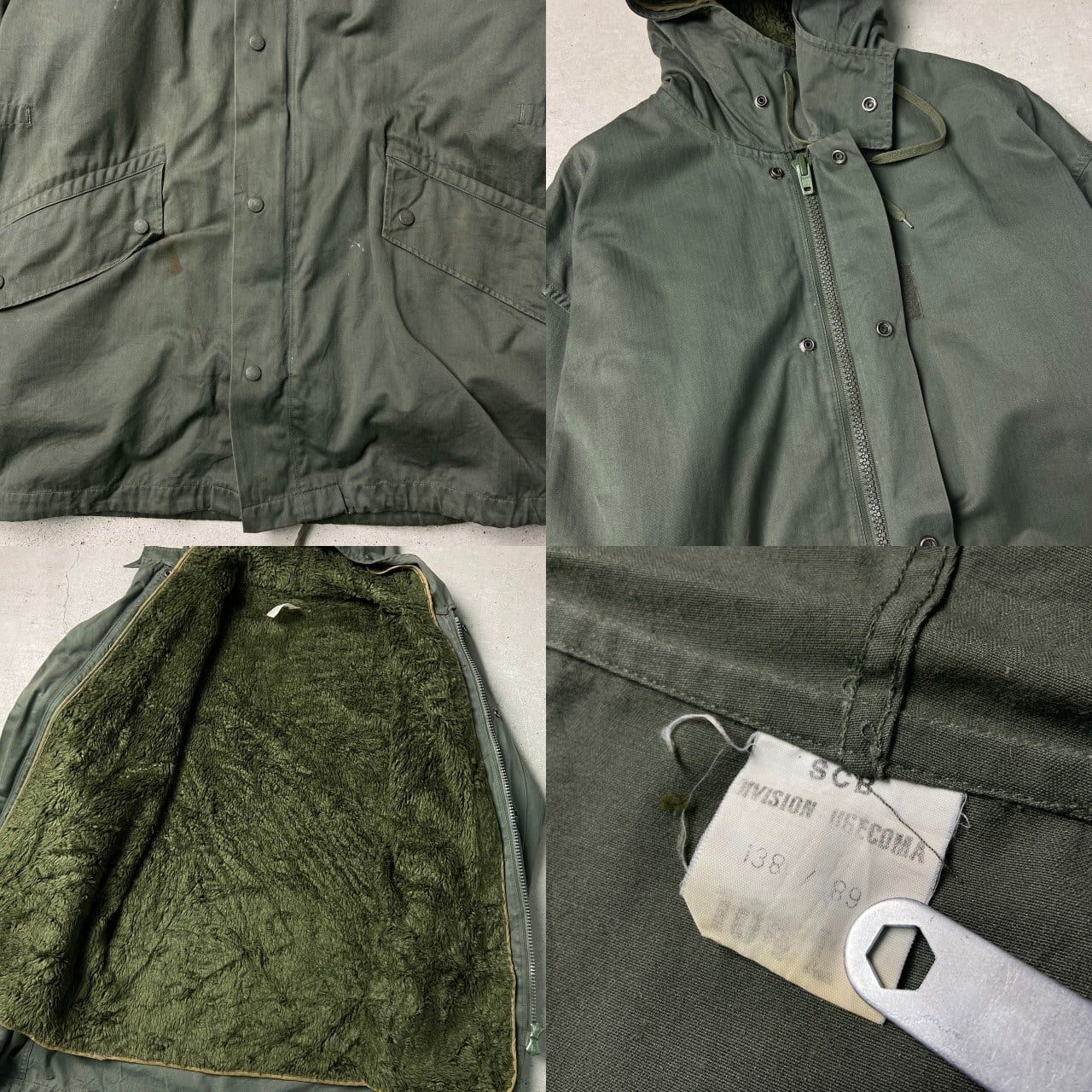 在庫あり/即出荷可】 フランス軍 深長 90s F1 モッズコート 在庫あり/即出荷可】 フランス軍 深長 90s F1 モッズコート