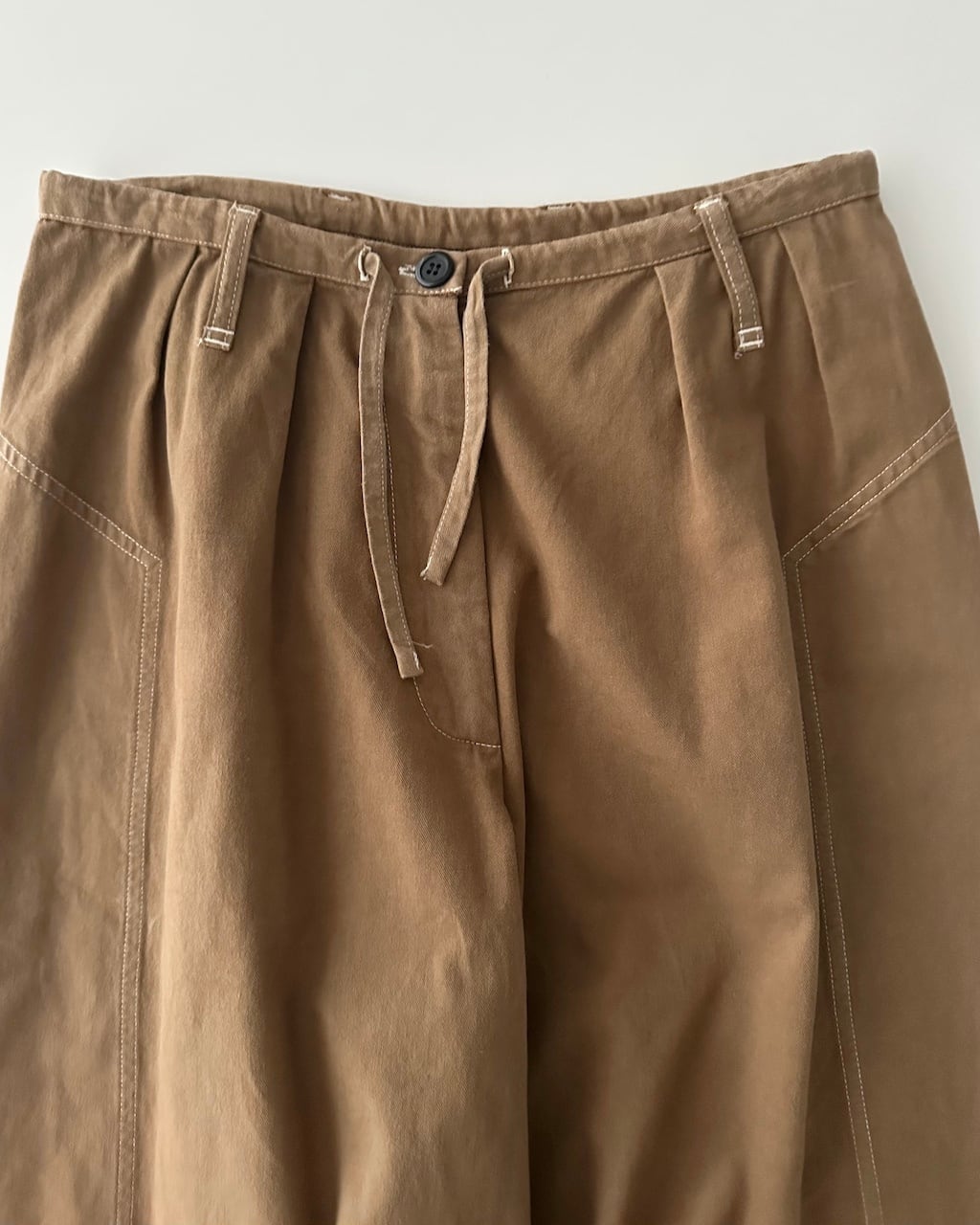 DRIES VAN NOTEN TUCKED WIDE PANTS | dear closet