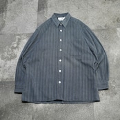 multi stripe jacquard weave shirt