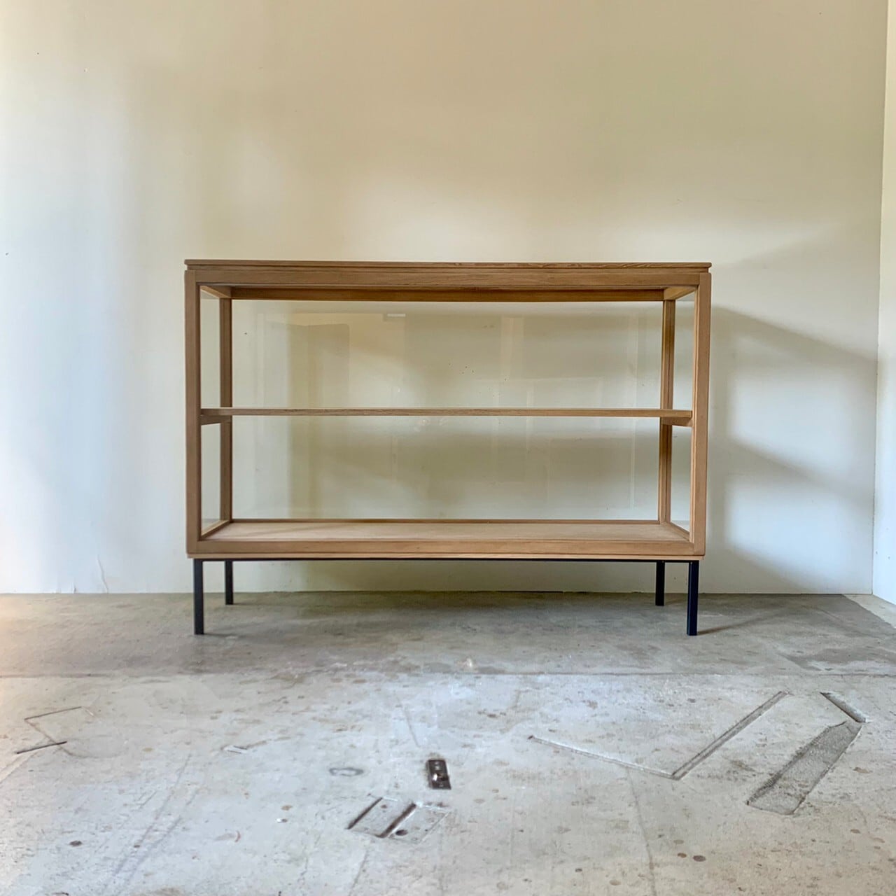 ショーケース　ガラスケース　古家具　0601