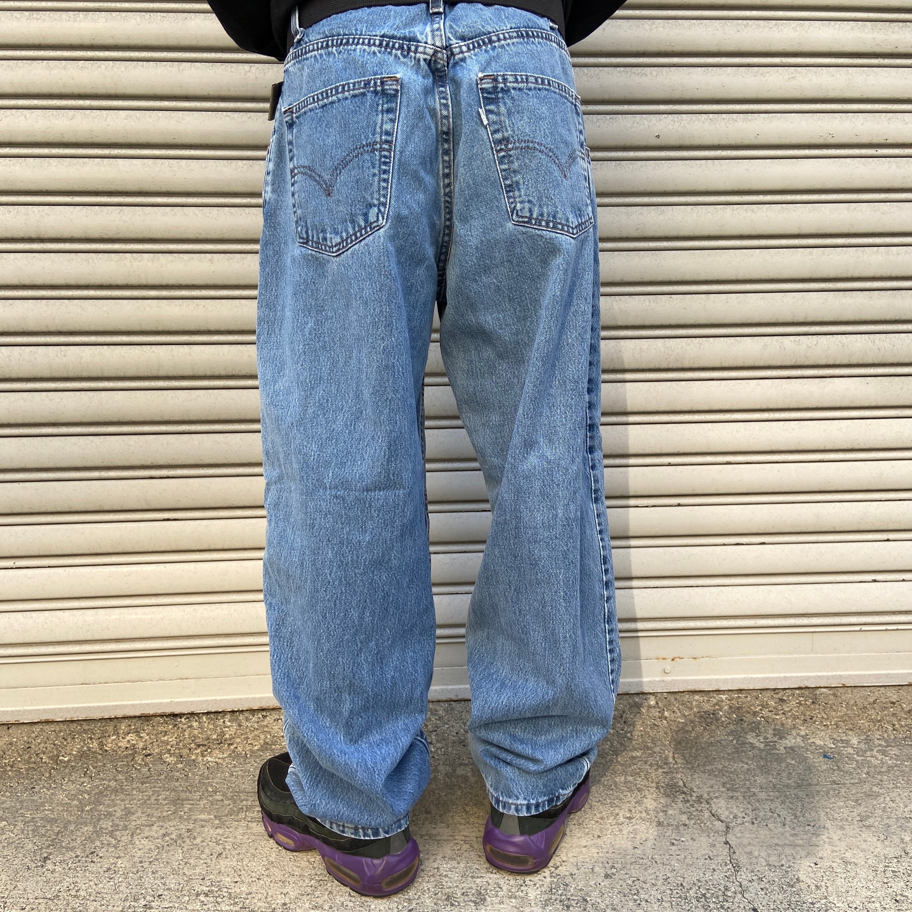 送料無料』90s USA製 Levi's silverTab デニムバギーパンツ W34 | 古着