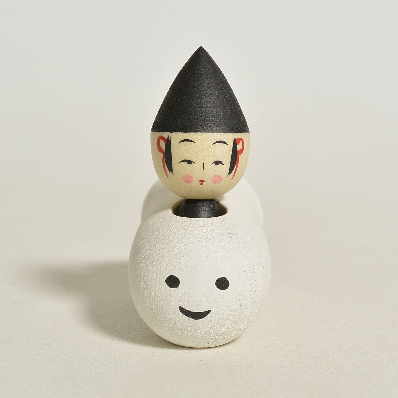 おばけ乗りこけし 約1.5寸 約4.5cm 鈴木明 工人（作並系）#2405