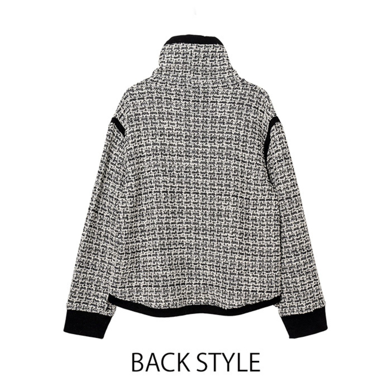 ミカーレミカーレ MICALLEMICALLE ファンシーツイードプルオーバー