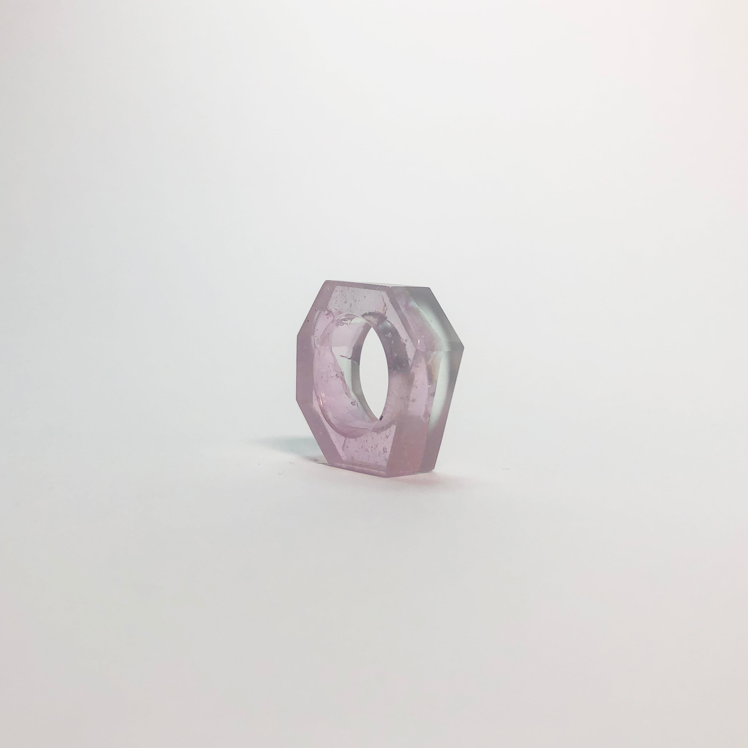 SELF - glass ring - bi-color 09