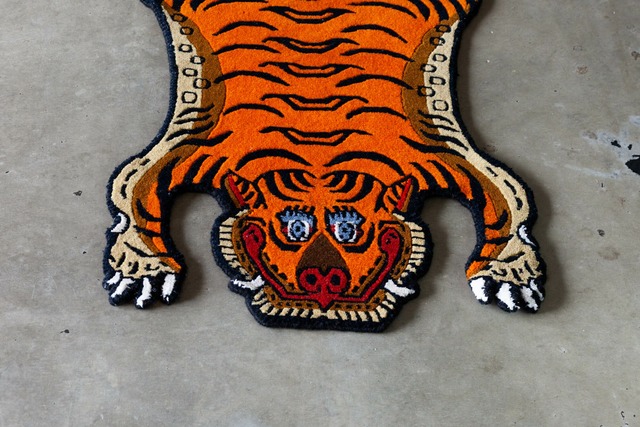 Tibetan Tiger Rug 《XSサイズ•ウール002》チベタンタイガーラグ