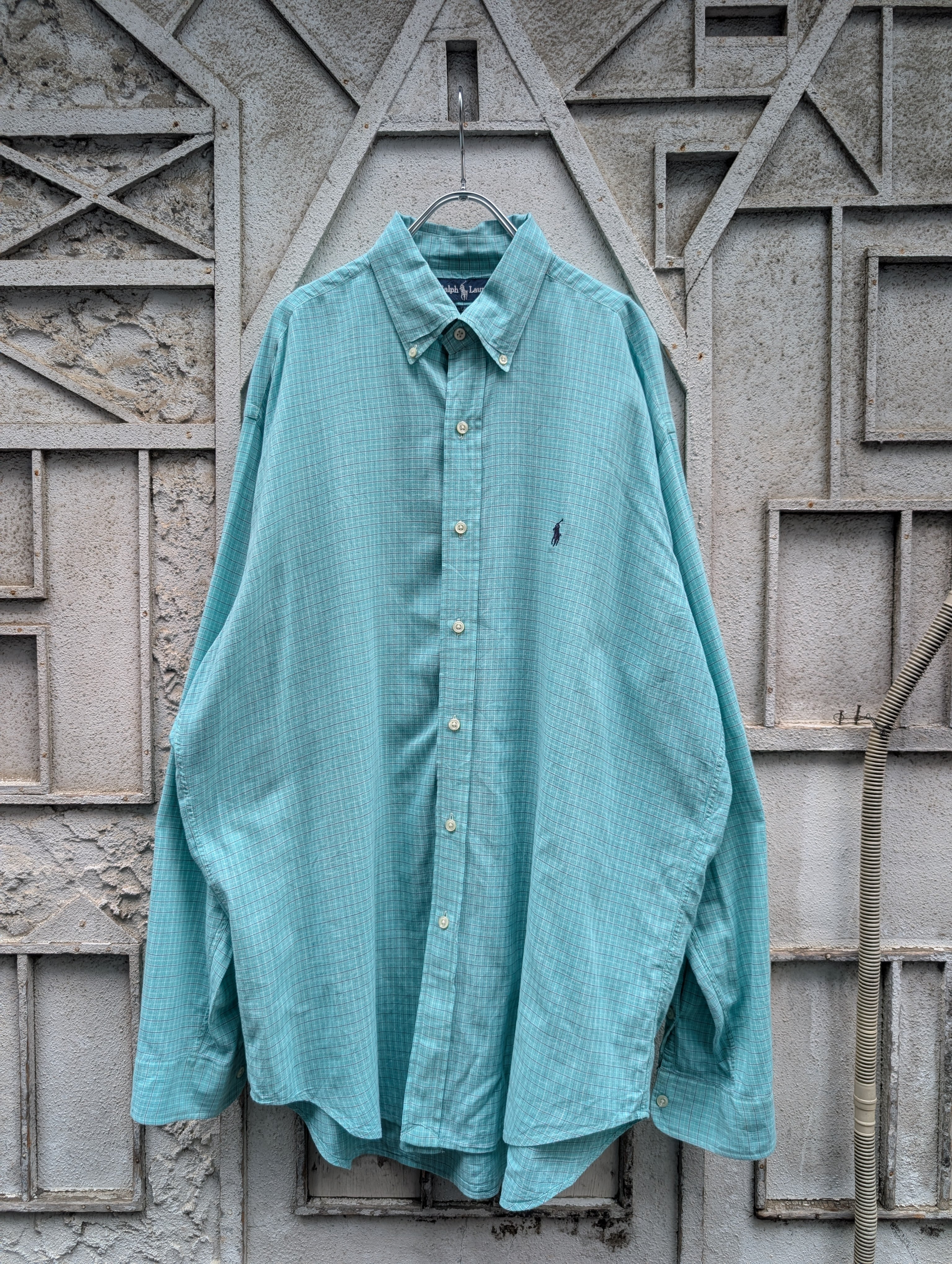 "RALPH LAUREN" check shirt