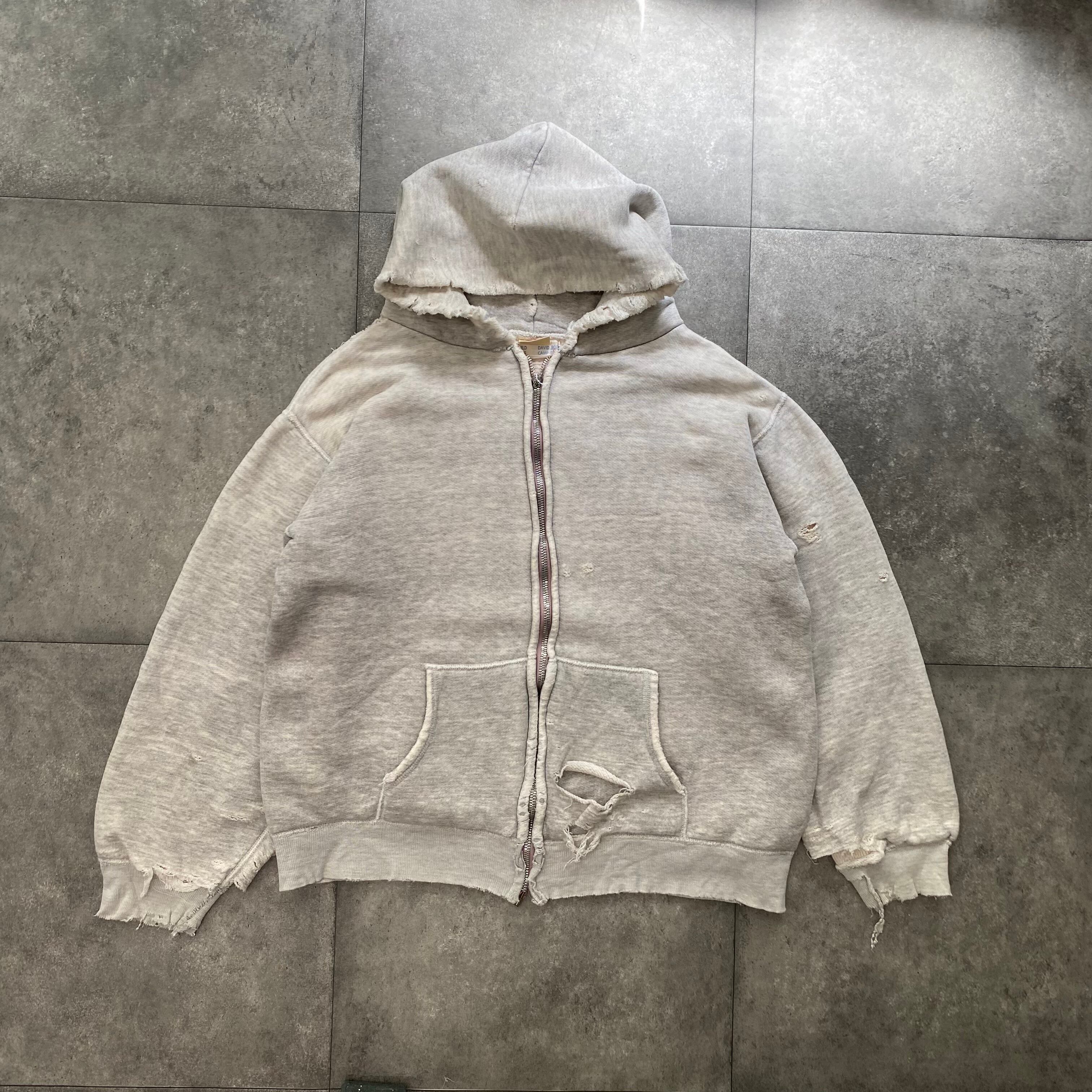 vintage 60s zipup-hoodie ボロ ダメージ