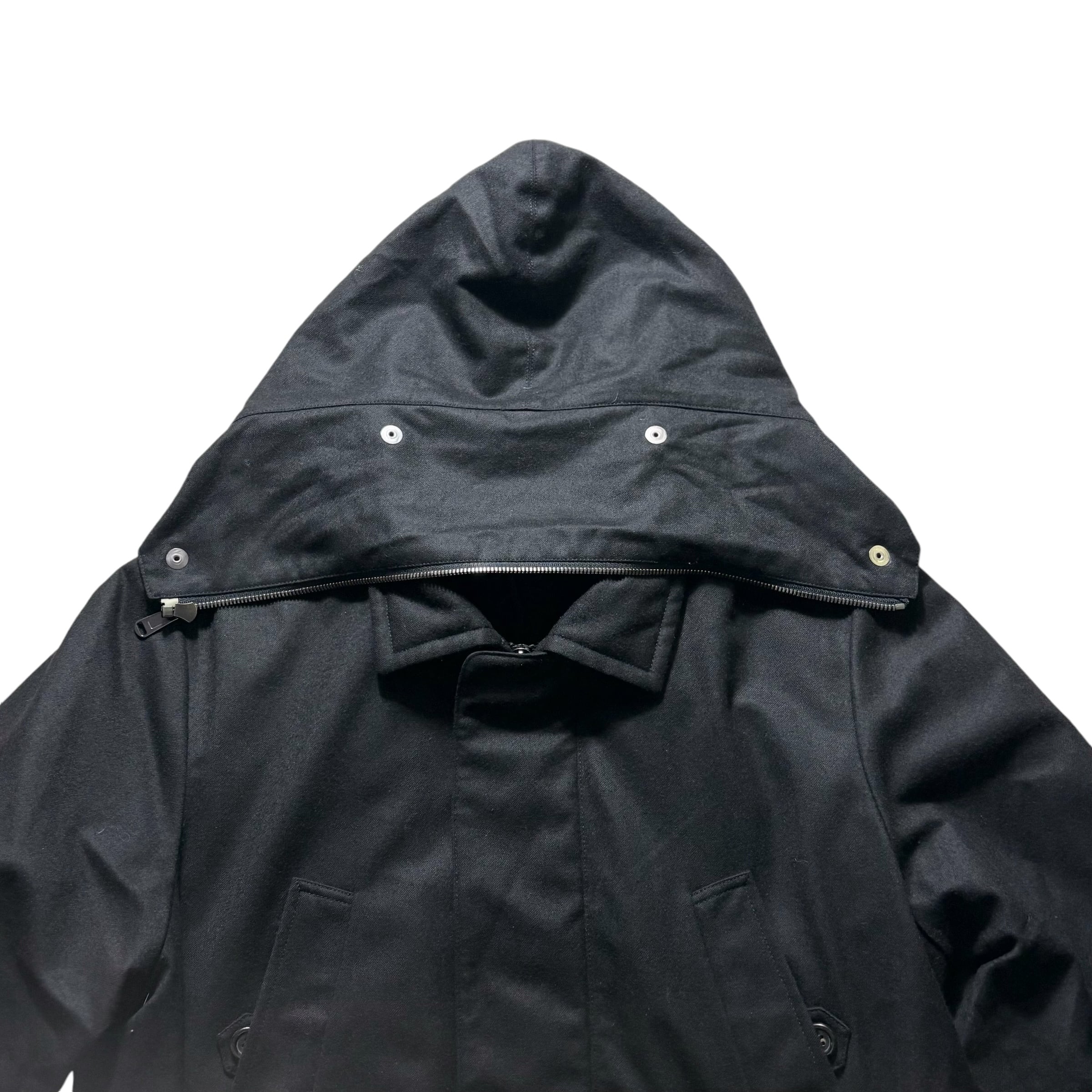 2010AW YVES SAINT LAURENT by Stefano Pilati wool coat | NOIR ONLINE