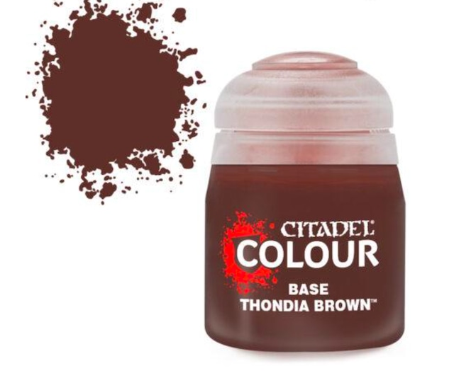 BASE: THONDIA BROWN　シタデルカラー：ベース