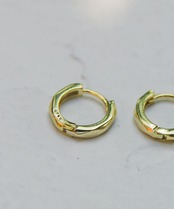 S925カットフープスモールピアス/019275