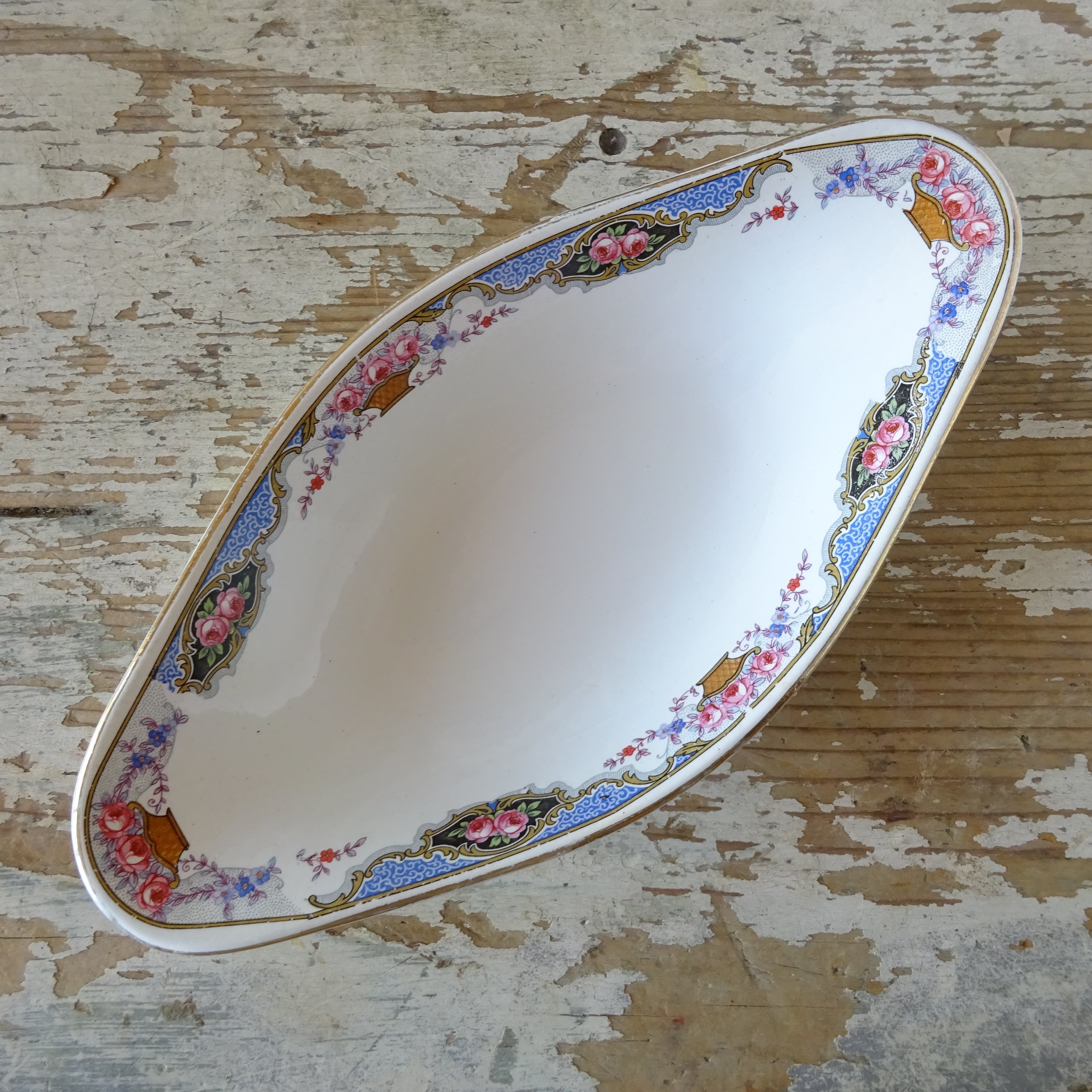 ☆SARREGUEMINES ET DIGOIN décor《Petites Roses》RAVIER (A)