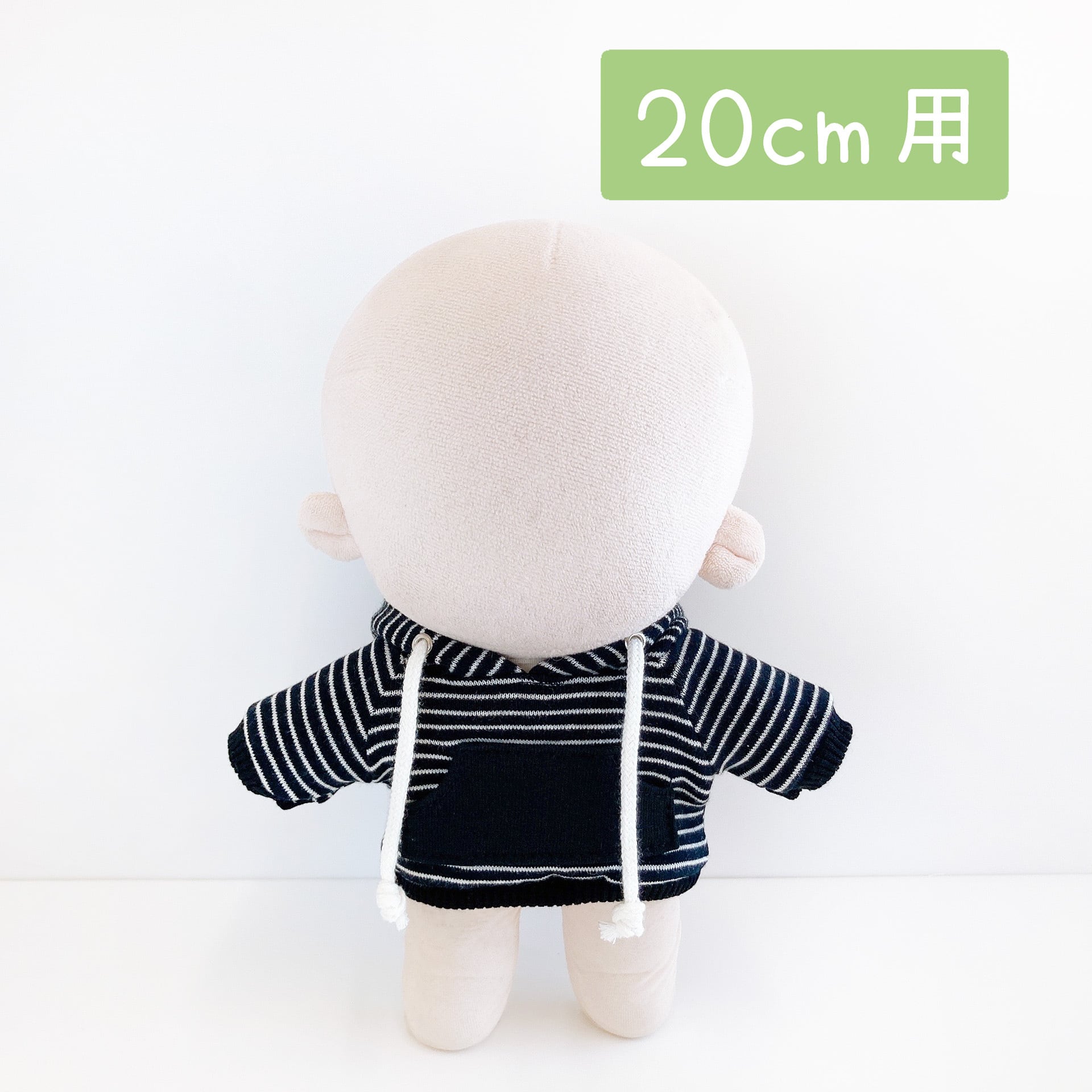 3D-339【20cm】女学生のチェックシャツ | Little Closet │ ぬい服