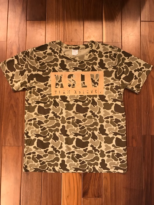  4周年記念XSLEVELオリジナルTシャツ (LevelGear Camo)