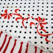 フラメンコ 衣装 シージョ ピキージョ 小物 ホワイト系 白 レッド系 赤 ドット柄 花柄 刺繡 トライアングル フレコ ダンス 三角形 舞台 イベント ダンス衣装 舞台衣装 フラメンコ小物 エレガント 可愛い 発表会 アクセサリー 柄物 おしゃれ