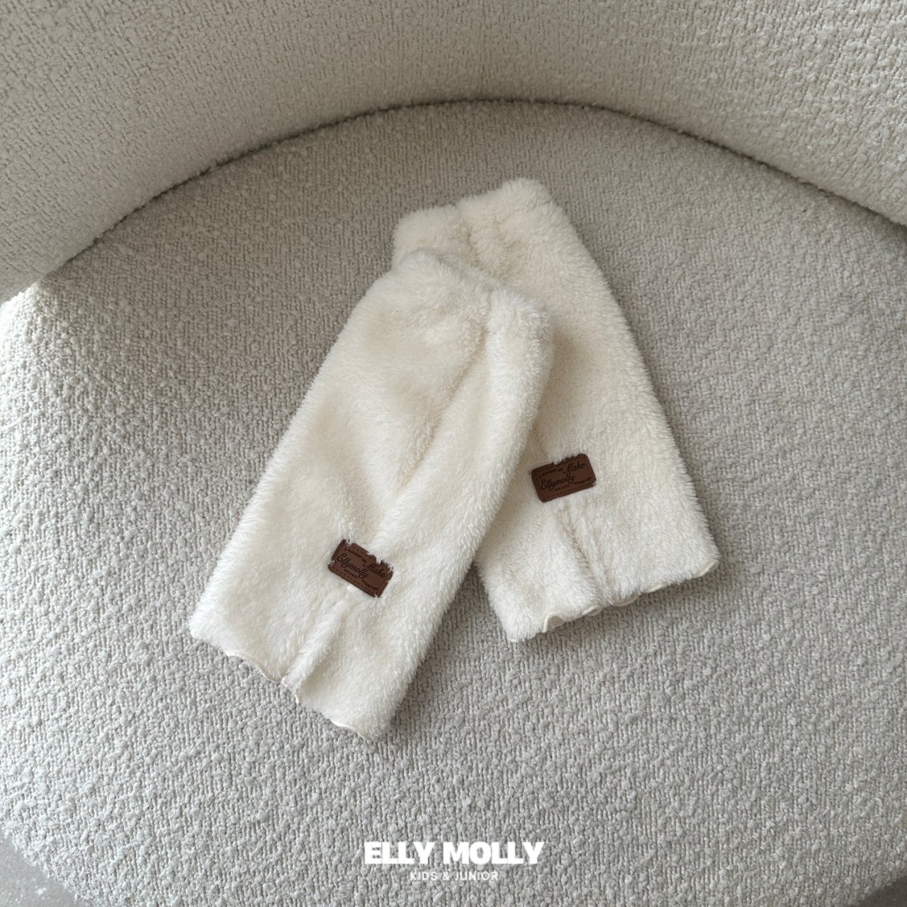 sold out»ブラック«elly molly» ボアレッグウォーマー3colors | capucapu