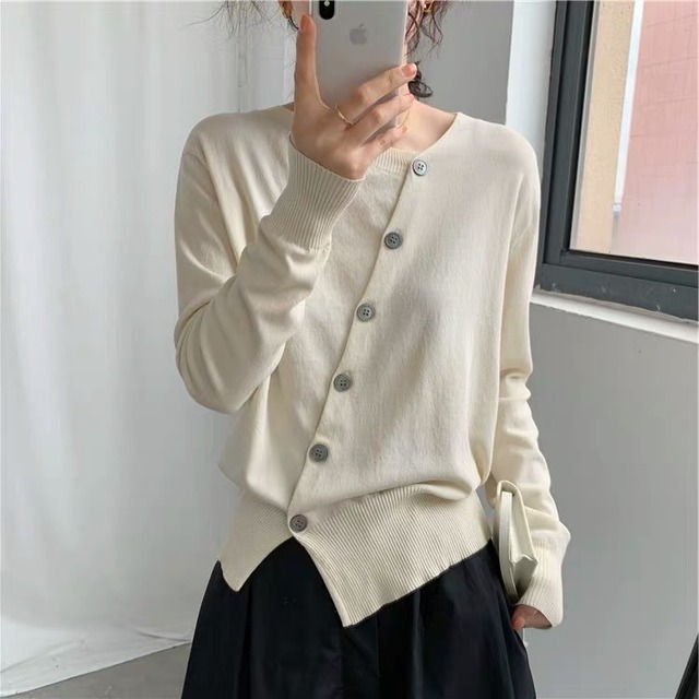 フロントボタンデザインプルオーバー　　10154