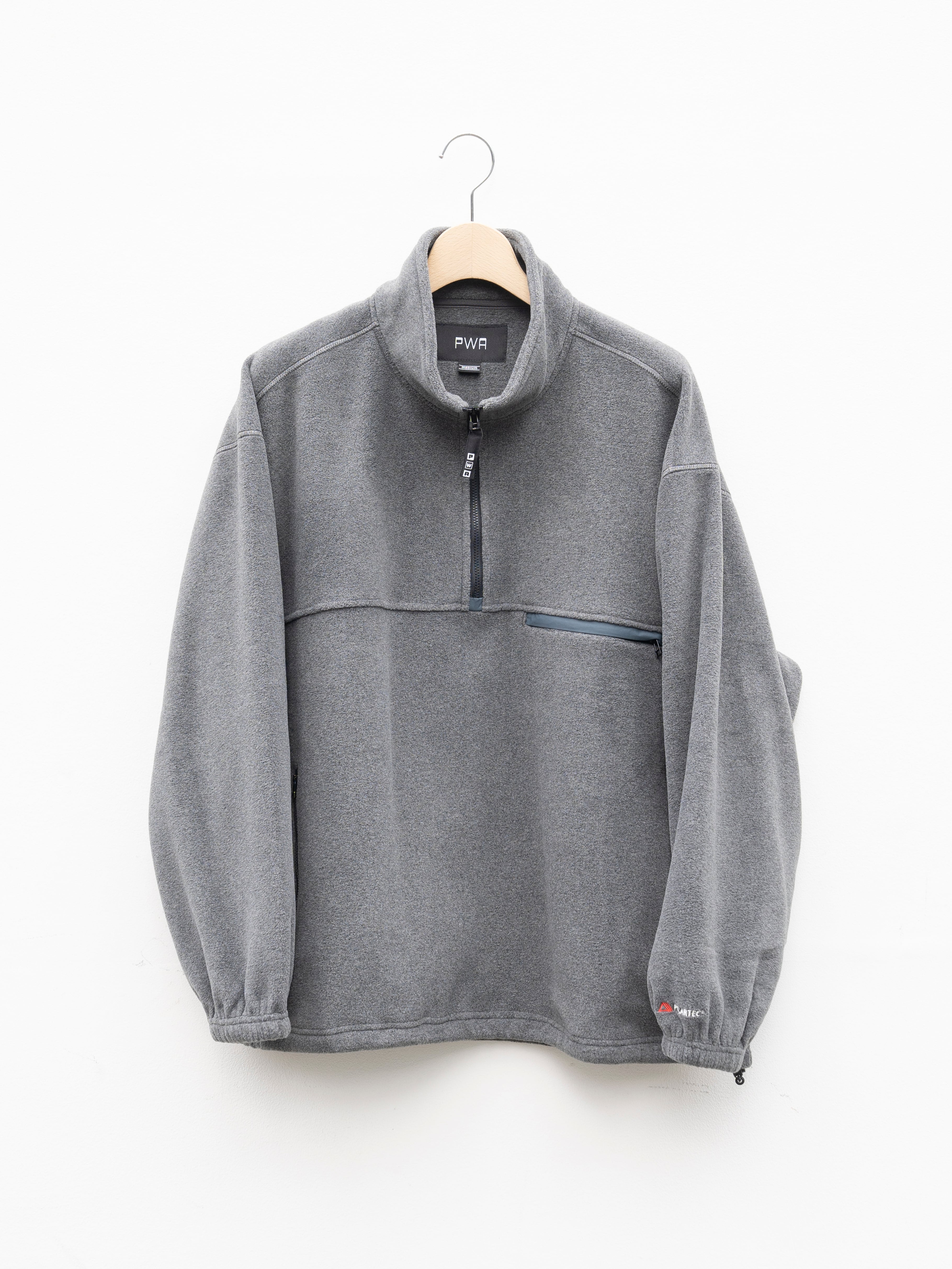 PWA POLARTEC RELAX P/O JACKET CHARCOAL P08C013-BZ04 | BEST PACKING  