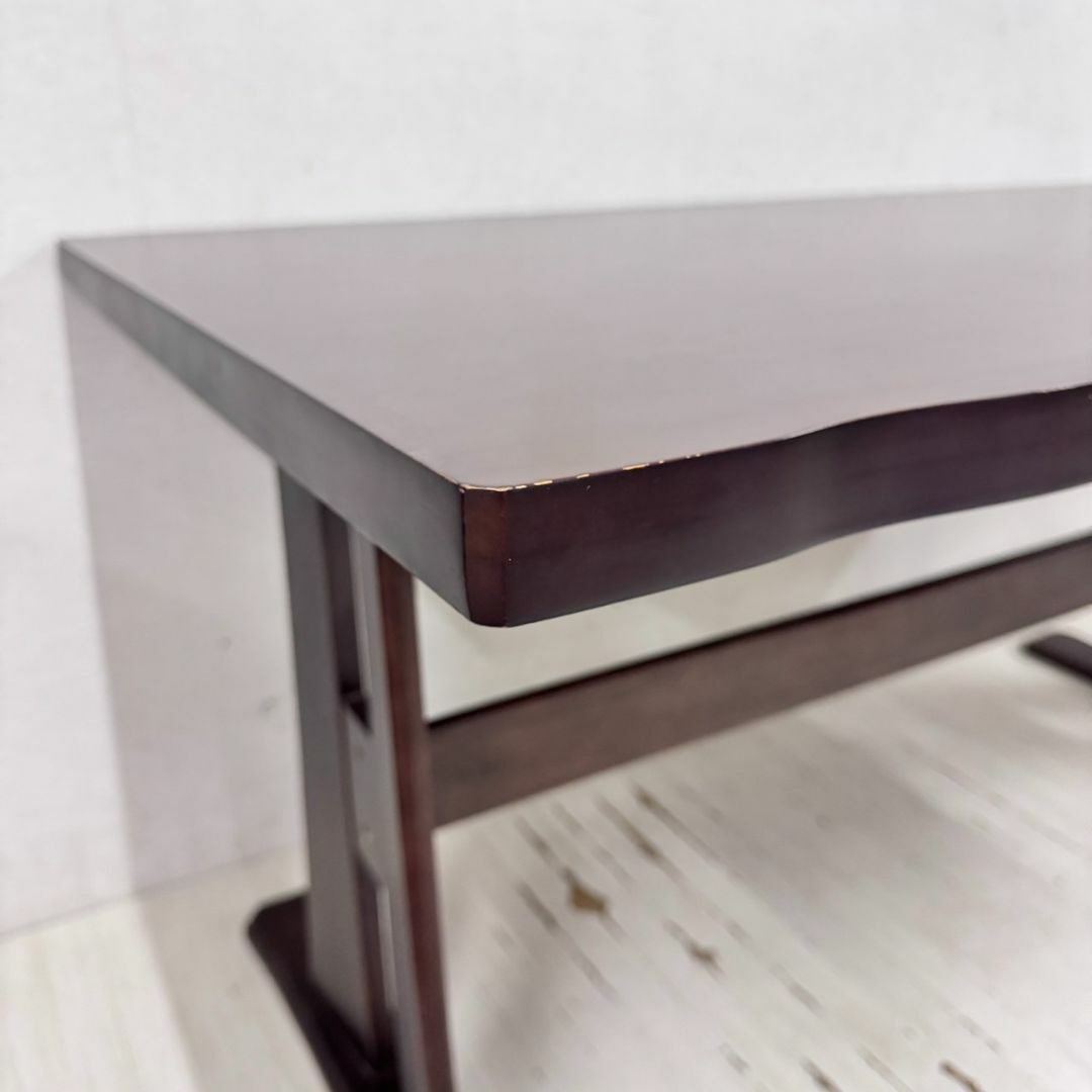 H24546 ダイニングテーブル 幅135㎝ 食卓 吉柱 禅テーブル