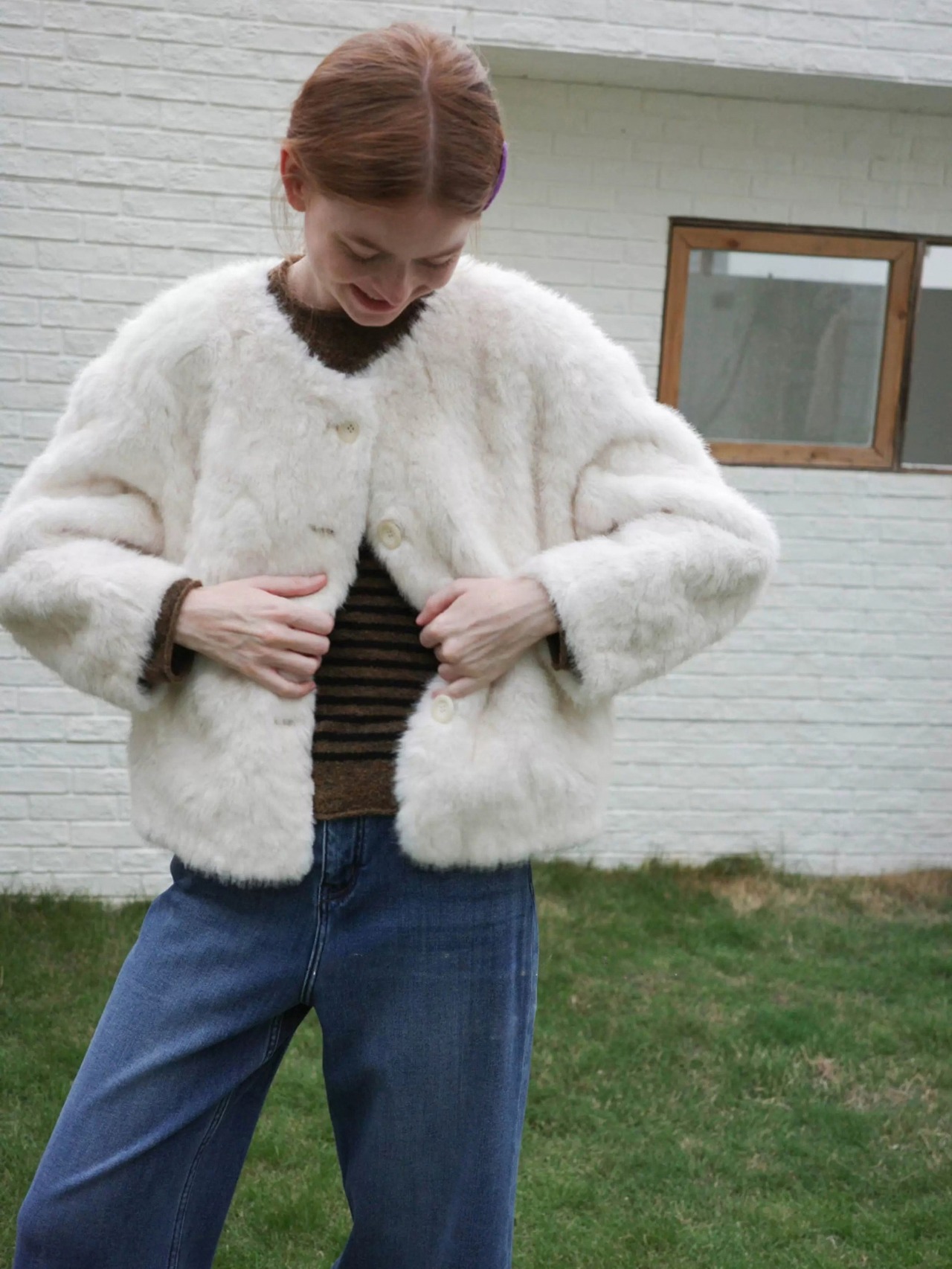 Douce Faux Fur Jacket F0868