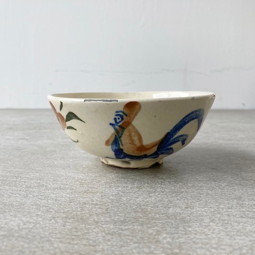 *S【2113】お茶碗 ベトナム 幻の陶器 ソンベ焼き ソンベ song be ビンテージ 50-60s