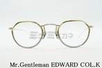 Mr.Gentleman メガネフレーム EDWARD COL.K クラウンパント セル巻き クラシカル ボストン 眼鏡 エドワード ミスタージェントルマン 正規品
