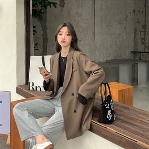 【韓国通販 dgo】retro double breasted suit jacket 2colors（A0173）