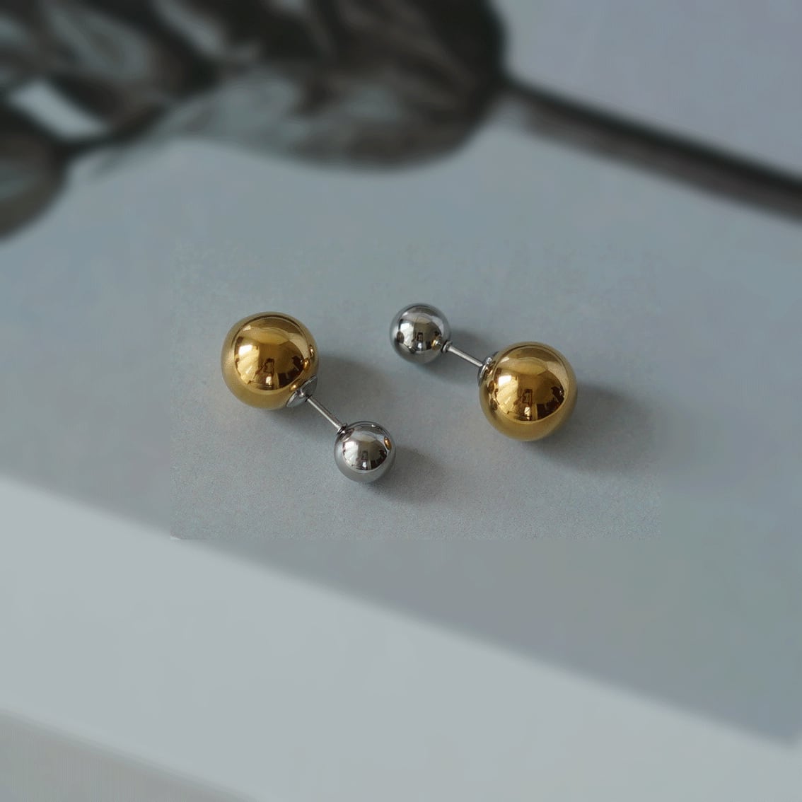 ゴールドボールキャッチ・ピアス | jojono