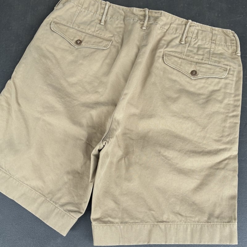 RRL OFFICER CHINO SHORTS BEIGE | safarionline