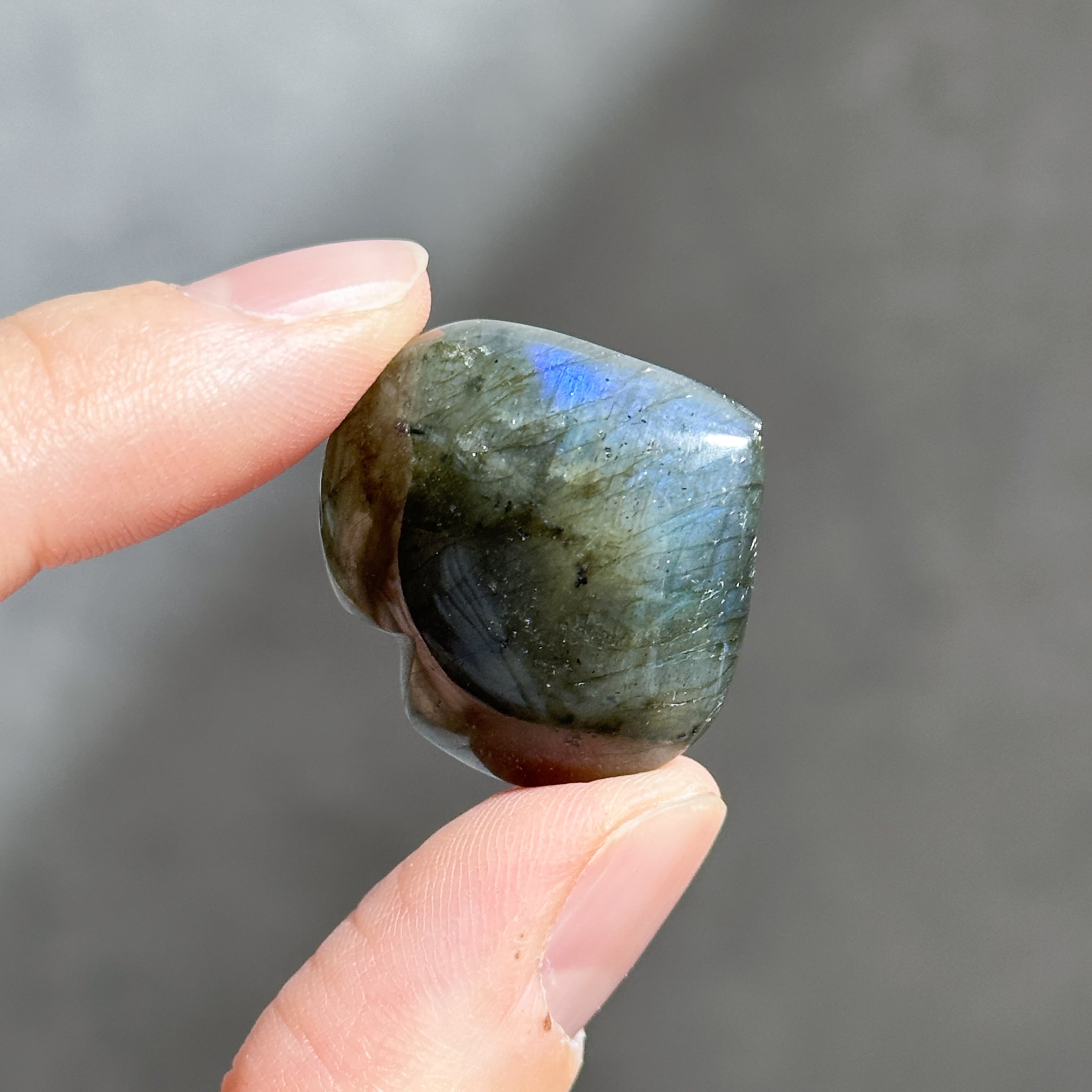 ラブラドライト ハート 95◇ Labradorite ◇天然石・鉱物
