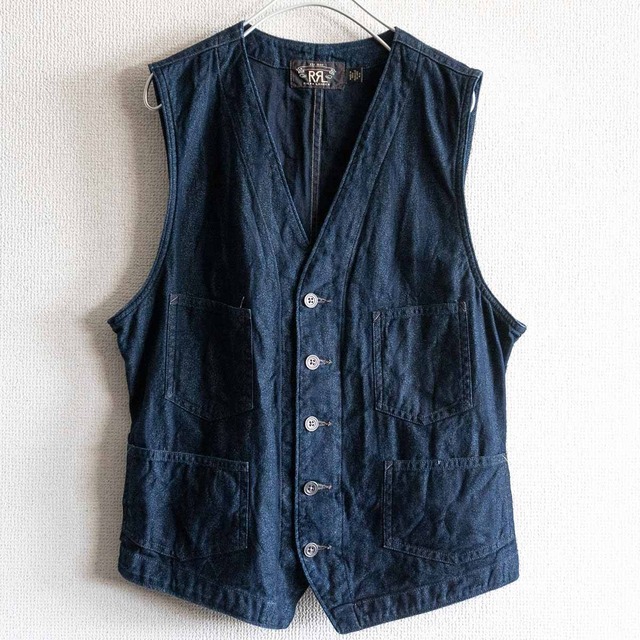 名作】RRL 【HAMILTON VEST ハミルトン ベスト】 S ダブルアール 