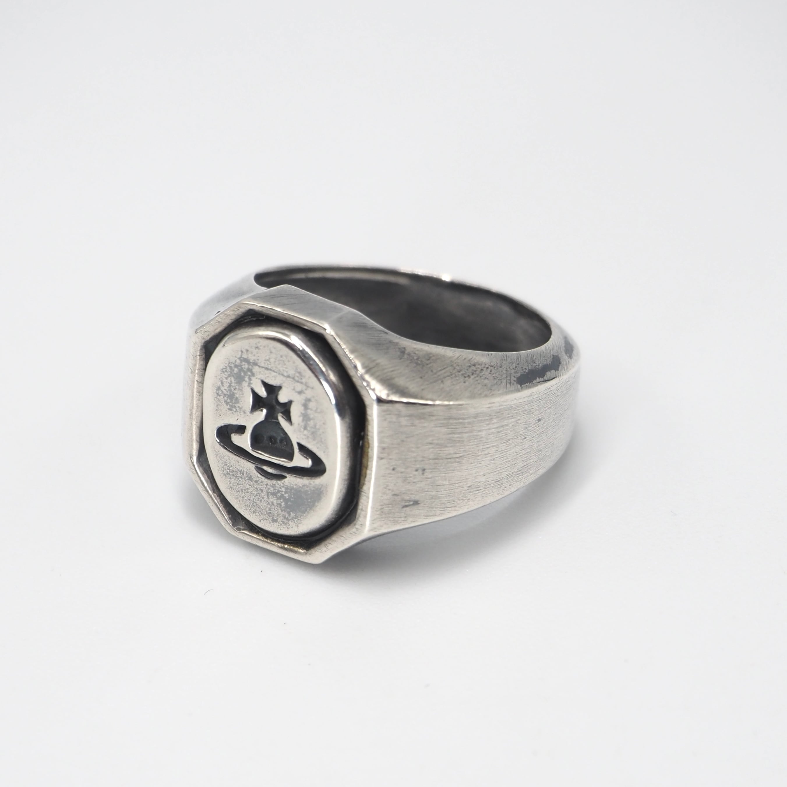 3/1掲載 Vivianne Westwood 約15号 オーブ シグネット リング シルバー925 ヴィヴィアンウエストウッド