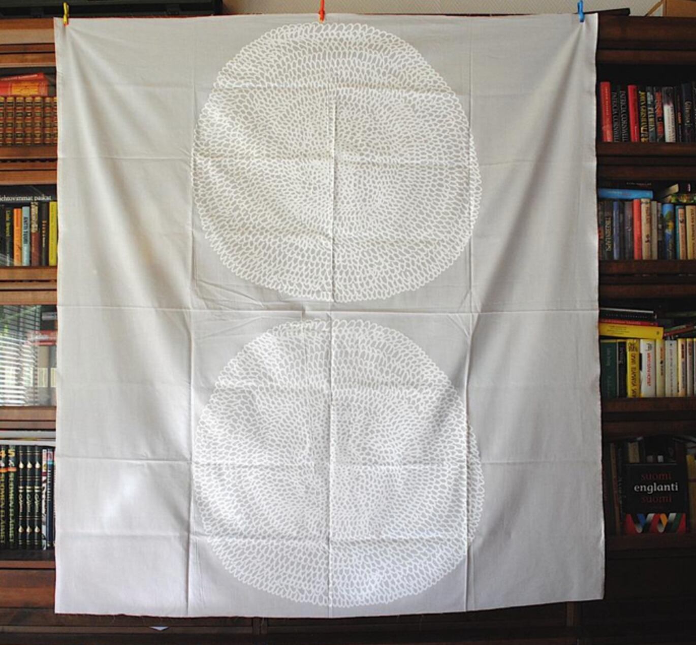 marimekko fabric PIPPURIKERA 160cm 廃盤 マリメッコ生地 ピップリケラ(白地に白)