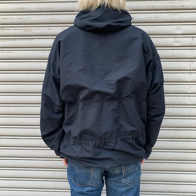 80s patagonia 香港製　バックボウルアノラック　ブラック　M