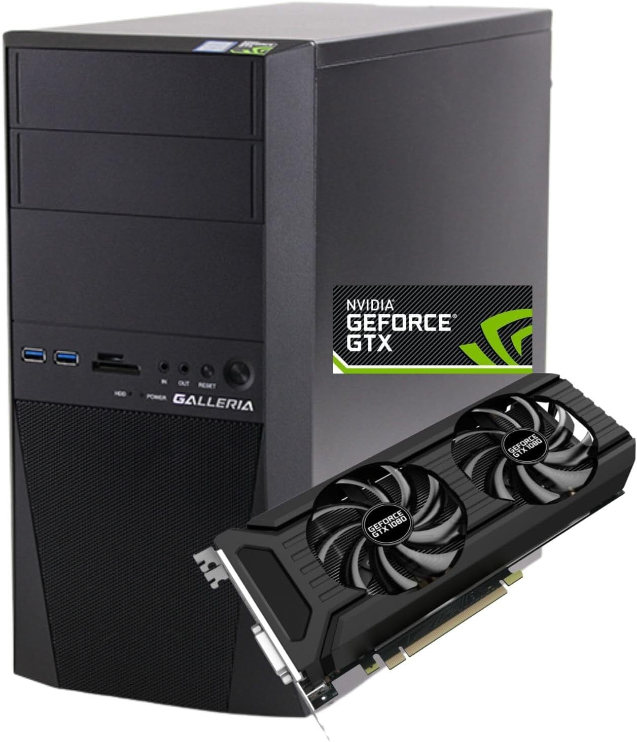 整備済み品】ゲーミングPC デスクトップ パソコン GALLERIA Core i7