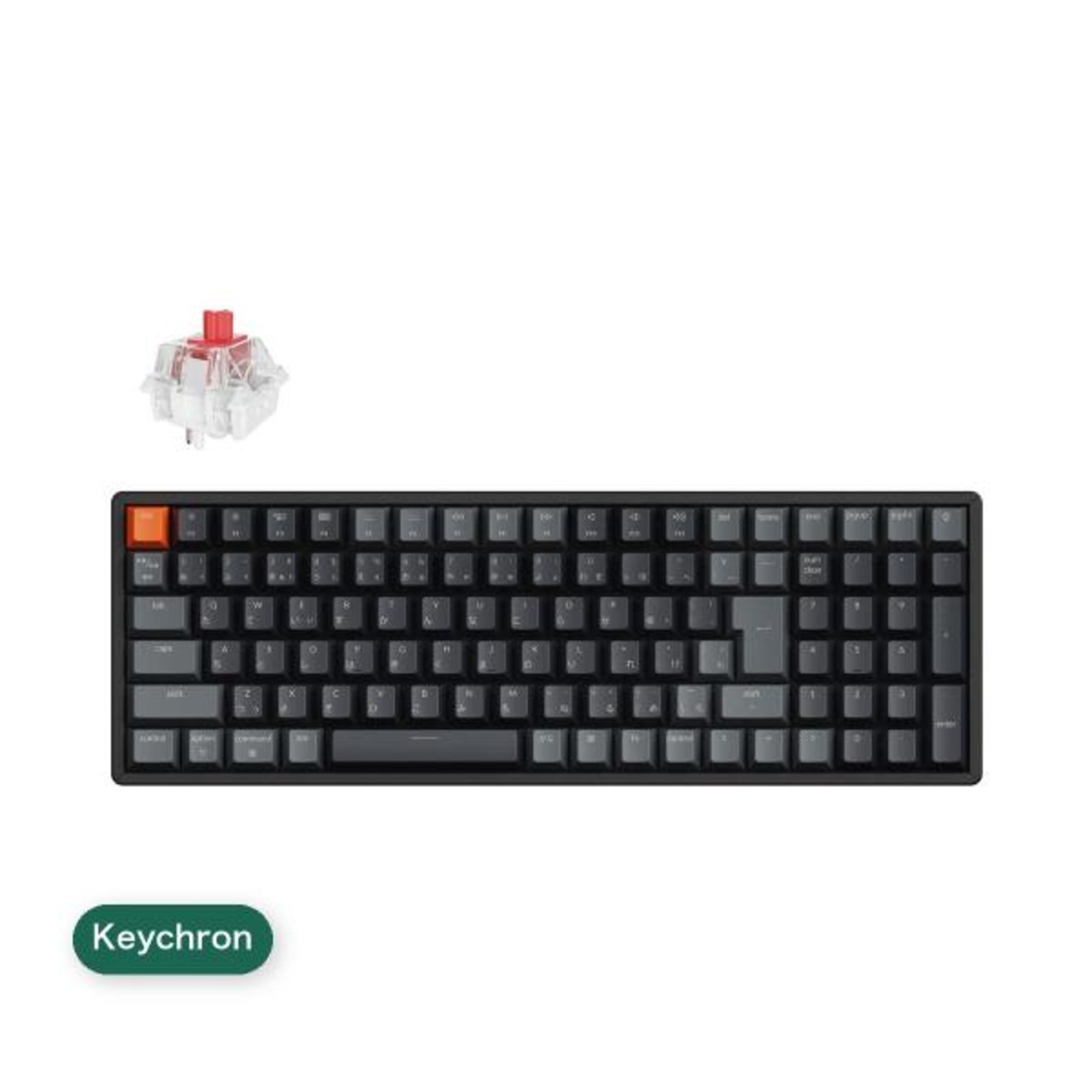 Keychron K4 Version 3 QMK ワイヤレスカスタム・メカニカルキーボード RGB アルミフレーム 赤軸(ホットスワップ) JIS配
